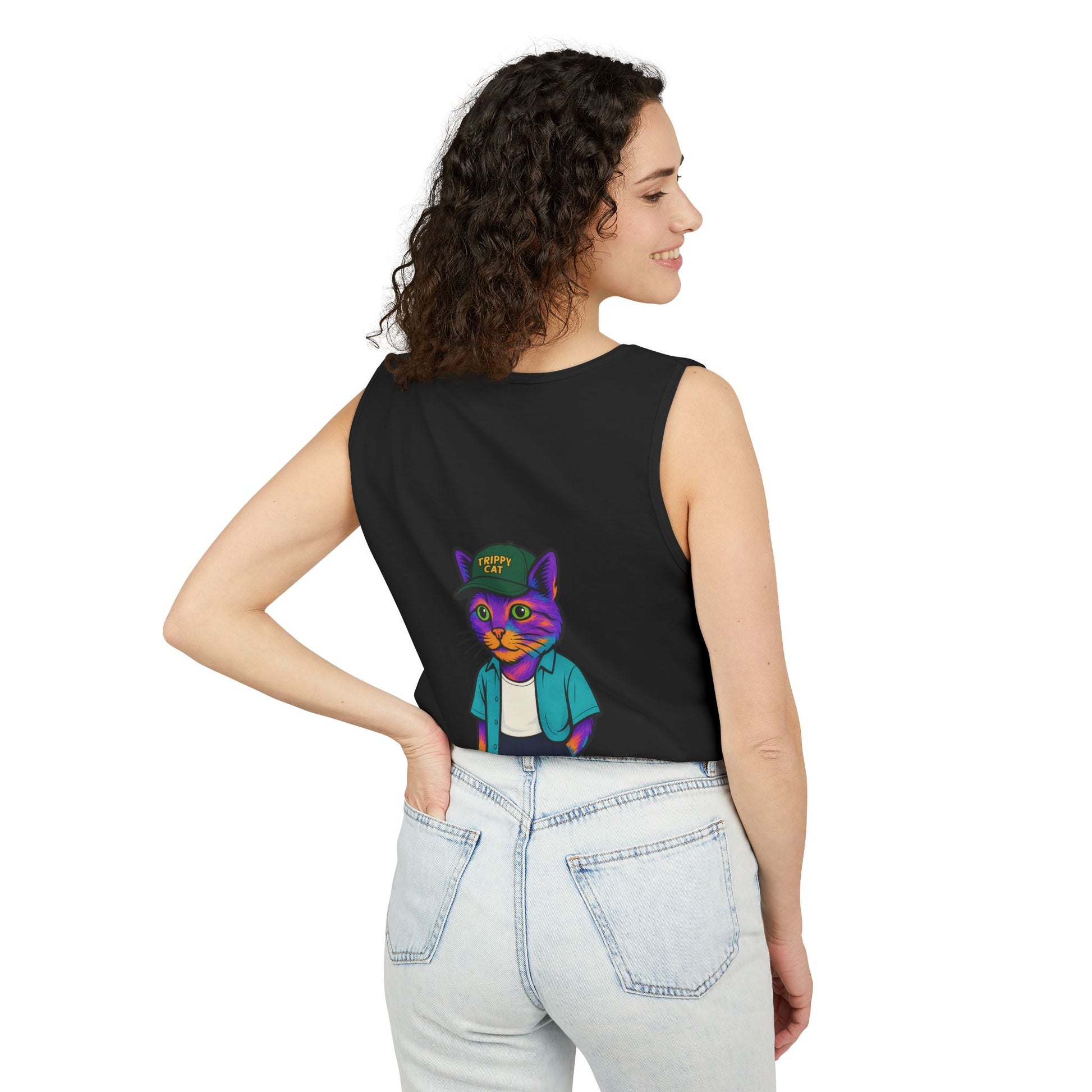 Trippy Tank Top (Black)